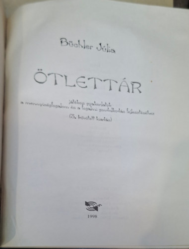 B�chler J�lia - �tlett�r - J�t�kos gyakorlatok a mennyis�gfogalom �s a fogalmi gondolkod�s fejleszt�s�hez