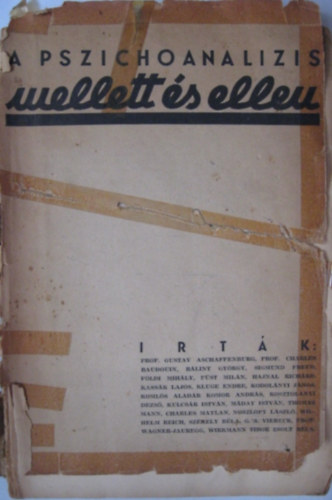 Szkely Bla (szerk.) - A pszichoanalzis mellett s ellen - Az Emberismeret klnszma