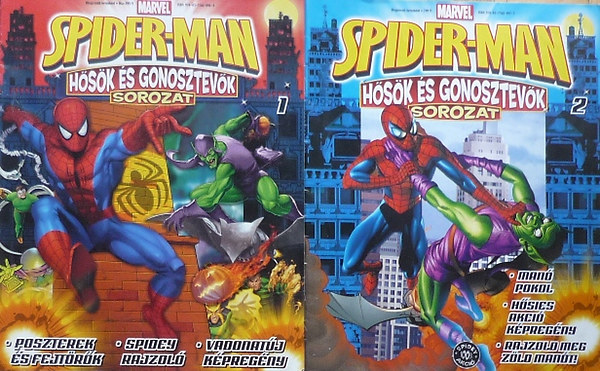 Pap Krystyna (fszerk.) - Spider-Man - Hsk s gonosztevk sorozat - kpregny magazin 1-2. szm