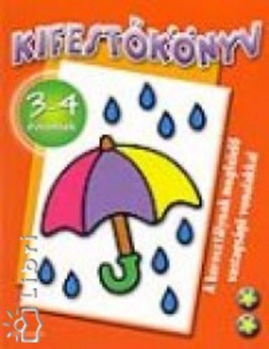 Kifestknyv 3-4 veseknek - Piros