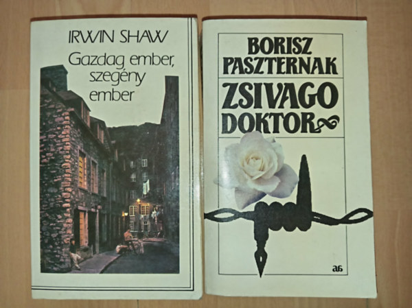 Irwin Shaw, Borisz Paszternak, Mészáros Klára (ford.) - Gazdag ember, szegény ember + Zsivago Doktor (2 mű)
