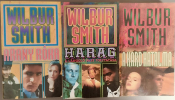 Wilbur Smith - Wilbur Smith könyvcsomag - Harag + Arany róka + A kard hatalma