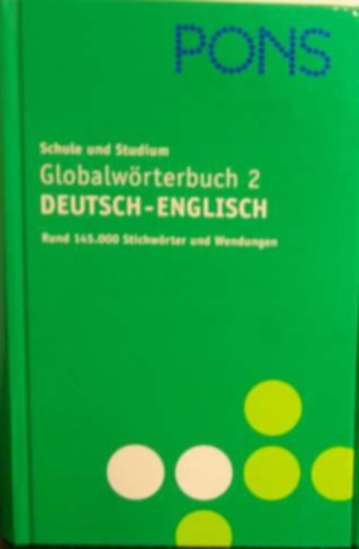 Pons Globalwrterbuch 2 (Deutsch- Englisch)