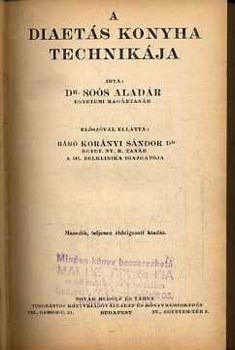 Dr. Sos Aladr - A diaets konyha technikja