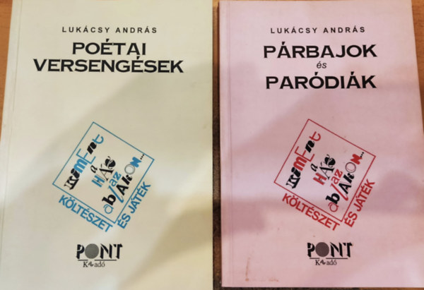 Lukcsy Andrs - 2 db Lukcsy Andrs, Kltszet s jtk I-II.: Potai versengsek + Prbajok s pardik