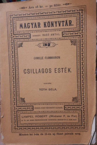 Camille Flammarion - Csillagos est�k