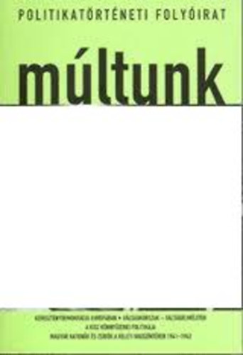 Mltunk - Politikatrtneti folyrat 2007/1.