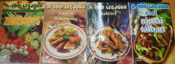 Tor Elza (Szerk.) - 4 db 100 legjobb: tel rmai tlban + haltel + sajtos finomsg + zldsges finomsg