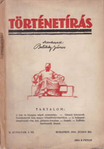 Belitzky J�nos (szerk.) - T�rt�net�r�s II. �vfolyam 3. sz. 1938. j�lius