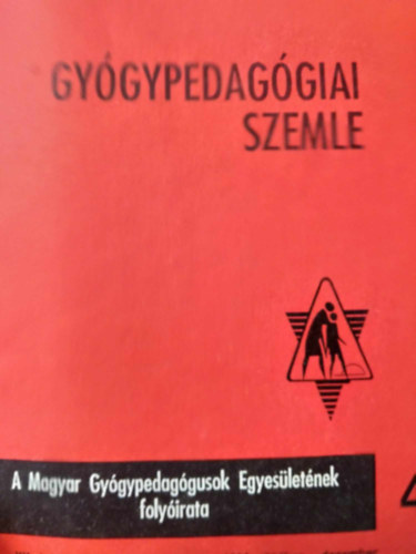 T�bb szerz� - Gy�gypedag�giai szemle 4 - 1992. okt�ber - december (XX.�vf.)