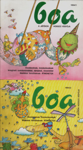 B�lint Csaba - 2 db Goa - a j�t�kok hossz� k�gy�ja 1994. 1-2. sz�m.