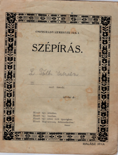 Sz�p�r�s  Csongr�d v�rmegyei irka