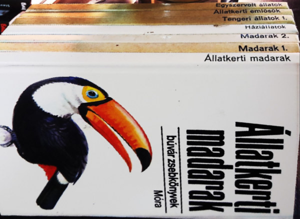Vargha-Muray, Dr. Keve Andrs, Patay-Muray - llatkerti madarak+Madarak 1.+ Madarak 2. + Hzillatok+Tengeri llatok 1. + llatkerti emlsk +Egyszervolt llatok  (7 db Bvr zsebknyvek)