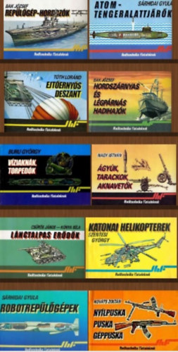 10 db-os k�nyvcsomag a Haditechnika fiataloknak sorozatb�l