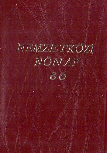 Fodor András - Sárközi Lány - Nemzetközi Nőnap 86 (minikönyv)