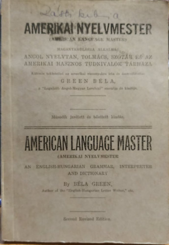 Green Béla - Amerikai nyelvmester (American languagemaster) (Green Béla)