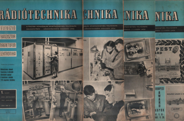 Stefanik P�l (szerk) - R�di�technika 1967. teljes �vfolyam (1-12. sz�monk�nt)