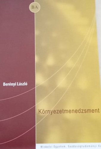 Bernyi Lszl - Krnyezetmenedzsment