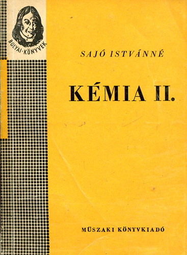 Saj Istvnn - Kmia II. (Bolyai-knyvek)