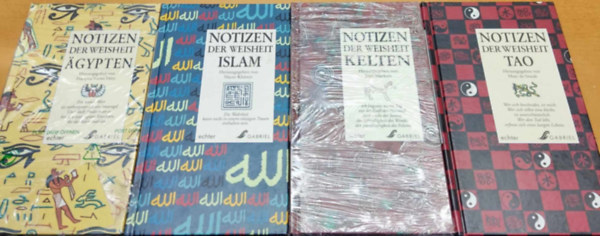 Nacer Khemir, Marc de Smedt, Francois-Xavier Héry, Jean Markale - 4 db Notizen der Weisheit: Ägypten + Islam + Kelten + Tao