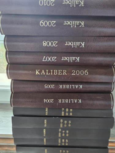 Kaliber 1998- tl  2010- ig 12 ktetben!