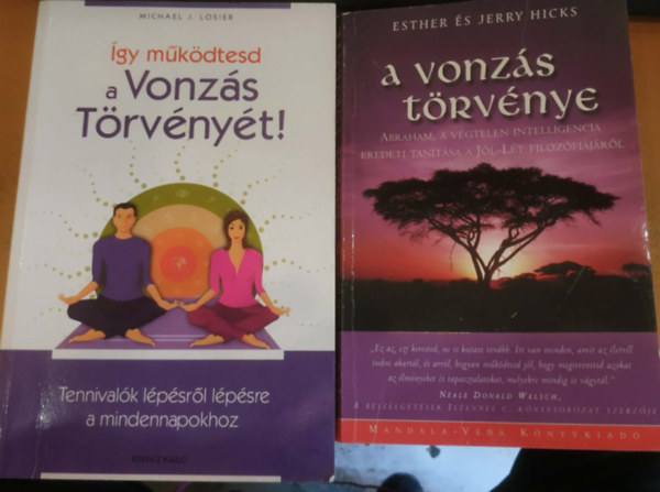 Esther �s Jerry Hicks, Michael J. Losier - 2 db A vonz�s t�rv�nye + �gy m�k�dtest a Vonz�s T�rv�ny�t!
