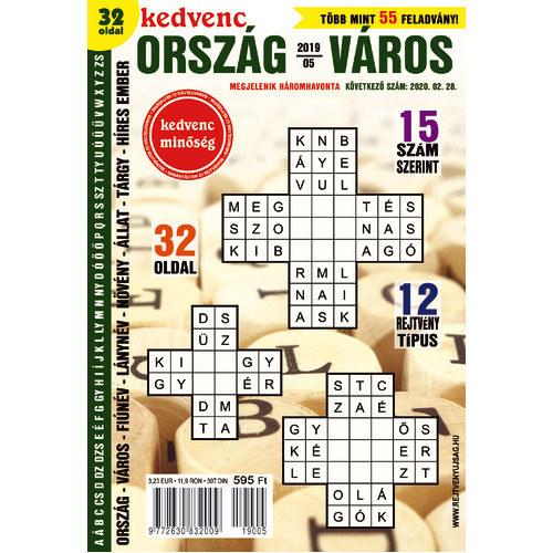 Kedvenc Orsz�g V�ros 2019/5