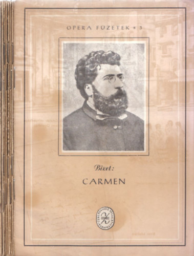 8 db Opera Fzetek: Carmen + Lammermoori Lucia + Bajazzk - Parasztbecslet + Hovanscsina + Tosca + Traviata + Don Carlos + Nrnbergi mesterdalnokok