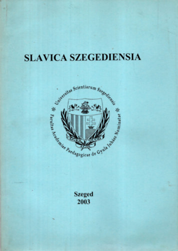 Krkits Jzsef - Slavica Szegediensia