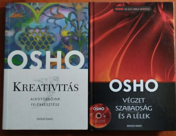 Osho - 2db Osho könyv: Végzet, szabadság és a lélek+Kreativítás