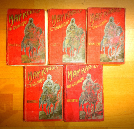 May Kroly - May Kroly utikalandjai: Winnetou 1., 3., 4., 5., 6. (a  msodik ktet hinyzik!)