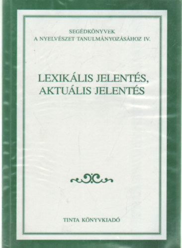 Lexiklis jelents, aktulis jelents