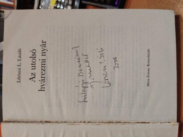 Lőrincz L. László - Az utolsó hvárezmi nyár