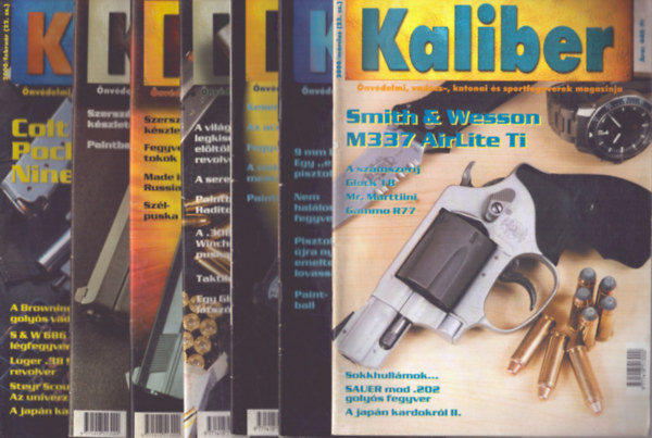 Kalmr Zoltn (fszerk.) - Kaliber 2000/3., 6., 7., 8., 9., 11., 12. szmok (7 db)