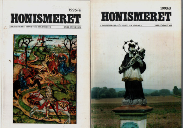 Tbb szerz - Honismeret XXIII. vfolyam 1995. (1., 3., 4., 5., 6. szmok)