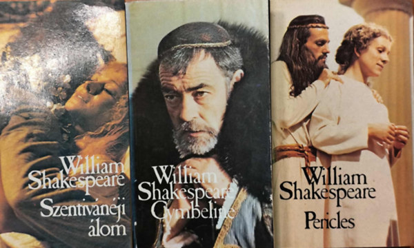 William Shakespeare - 3 db Shakespeare k�tet