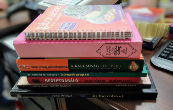 Lajos Mari- Hemz Kroly, Bede Rbert, Magyar Elek - 7 db szakcsknyv: j borvidkek/Kalifornia, Ausztrlia...+99 krumplis tel+Receptdarl+Zsrget program+A karcssg receptjei+Az nyesmester szakcsknyve+Gabonatele/A Nap ajndkai