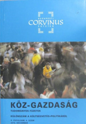 Kz-gazdasg - Tudomnyos fzetek X. vfolyam, 4. szm (2015. december)