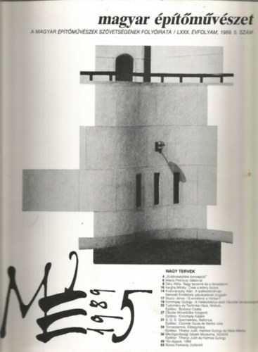 Morav�nszky �kos - Magyar �p�t�m�v�szet 1989/5
