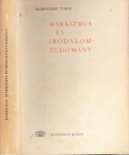 Klaniczay Tibor - Marxizmus és irodalomtudomány