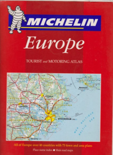 Michelin Europe - Tourist and Motoring Atlas (Francia-angol-német-holland)
