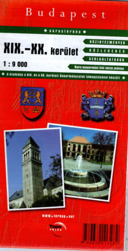 Budapest XIX.-XX. kerlet vrostrkp 1: 9 000
