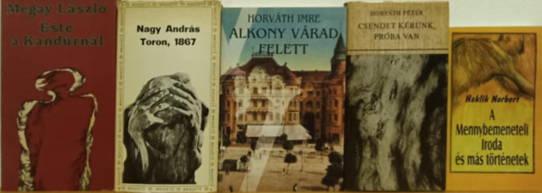 Horvth Pter, Haklik Norbert, Nagy Andrs, Megay Lszl - Magyar kortrs knyvcsomag