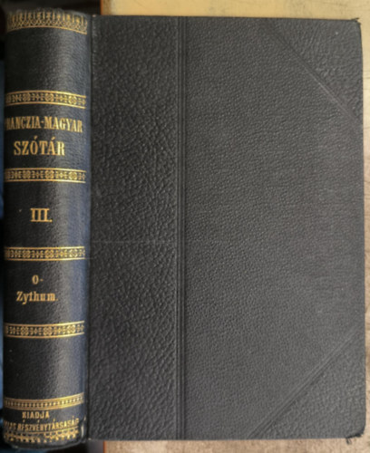 Franczia - Magyar sz�t�r III.