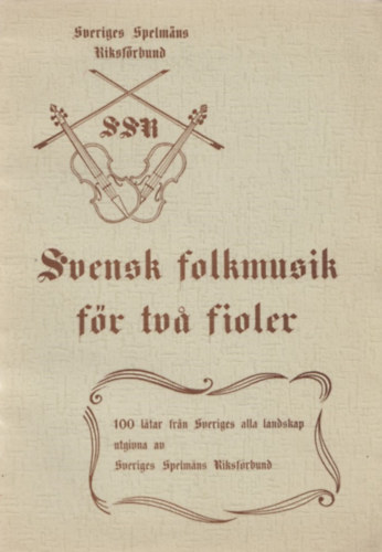 Svensk folkmusik főr tva fioler