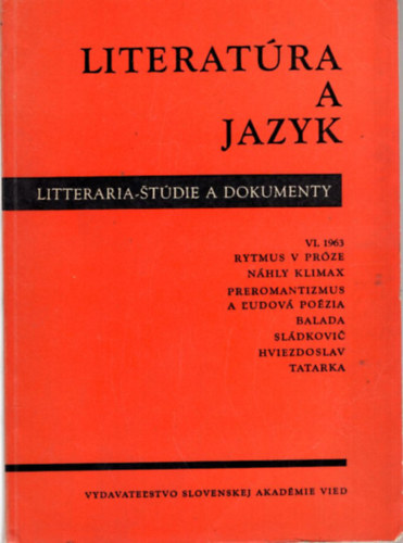 Dr. Osk�r Cepan - Literat�ra a Jazyk