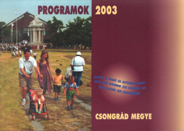 Enyedi Zoltn, Verb Simon - Csongrd megye - Programok 2003