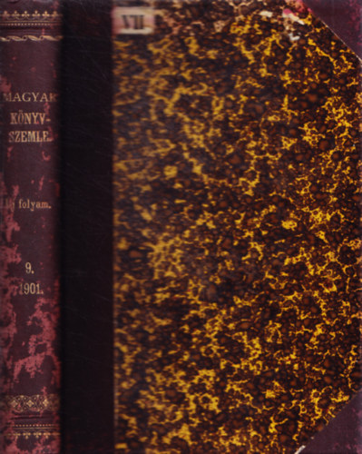 Magyar K�nyvszemle 1901. �vi folyam. 9.