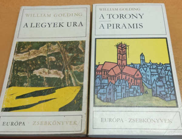 William Golding - 2 db Golding kötet: A legyek ura + A torony/A piramis