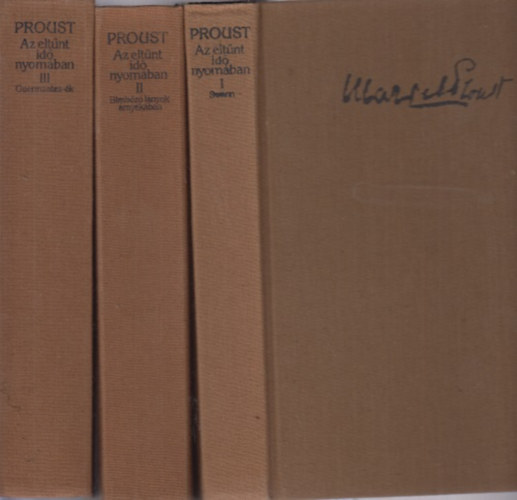 Marcel Proust - Az eltűnt idő nyomában I-III.: Swann + Bimbózó lányok árnyékában + Guermantes-ék